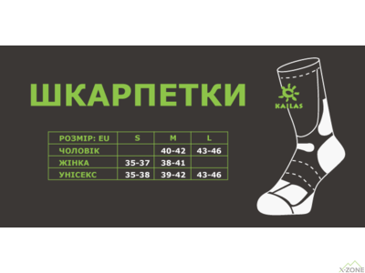 Носки треккинговые (2 пары) Kailas Aoxue Ⅳ Mid Cut Hiking Socks Men's - Dark Gray/Navy - фото