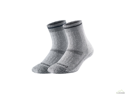 Носки треккинговые (2 пары) Kailas Aoxue Ⅳ Mid Cut Hiking Socks Men's - Dark Gray/Navy - фото