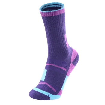 Шкарпетки трекінгові Kailas Mid Cut Wool Trekking Socks Women's - Purple - фото