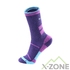 Шкарпетки трекінгові Kailas Mid Cut Wool Trekking Socks Women's - Purple - фото