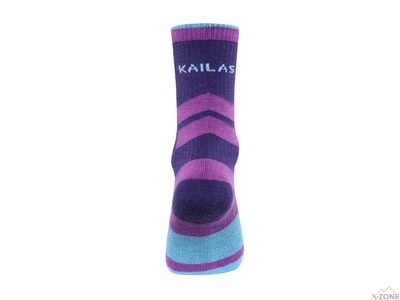 Шкарпетки трекінгові Kailas Mid Cut Wool Trekking Socks Women's - Purple - фото