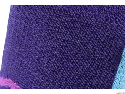 Шкарпетки трекінгові Kailas Mid Cut Wool Trekking Socks Women's - Purple - фото