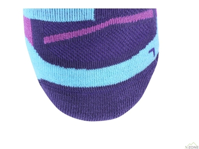 Шкарпетки трекінгові Kailas Mid Cut Wool Trekking Socks Women's - Purple - фото