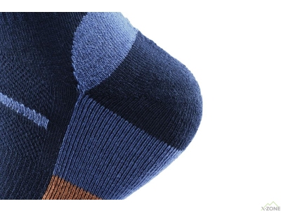 Шкарпетки трекінгові Kailas Mid cut Trekking Wool Socks Men's - Dark Blue - фото