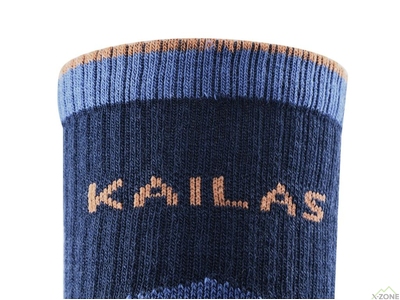 Шкарпетки трекінгові Kailas Mid cut Trekking Wool Socks Men's - Dark Blue - фото