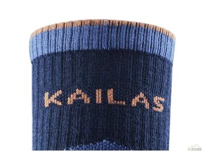 Носки треккинговые Kailas Mid cut Trekking Wool Socks Men's - Dark Blue - фото