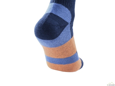 Шкарпетки трекінгові Kailas Mid cut Trekking Wool Socks Men's - Dark Blue - фото