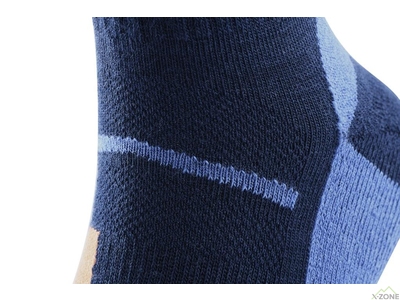 Шкарпетки трекінгові Kailas Mid cut Trekking Wool Socks Men's - Dark Blue - фото