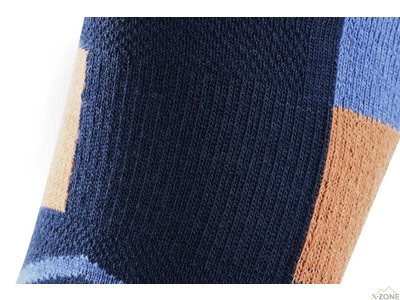 Шкарпетки трекінгові Kailas Mid cut Trekking Wool Socks Men's - Dark Blue - фото