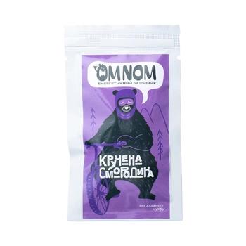 Батончик энергетический OMNOM крученая смородина - фото