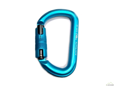 Карабін First Ascent Autolock, Light Blue (FA 7003) - фото