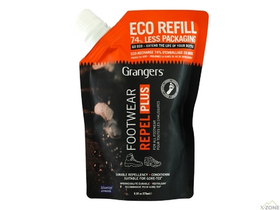 Пропитка для обуви Grangers Footwear Repel Plus Eco Refill 275 ml (GRF231) - фото