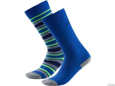 Шкарпетки гірськолижні дитячі McKinley RIGO сині - фото