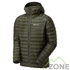 Кофта пуховая Montane Men's Anti-Freeze Packable Hooded Down Jacket, Oak Green - фото