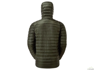 Кофта пуховая Montane Men's Anti-Freeze Packable Hooded Down Jacket, Oak Green - фото