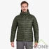 Кофта пуховая Montane Men's Anti-Freeze Packable Hooded Down Jacket, Oak Green - фото