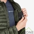 Кофта пуховая Montane Men's Anti-Freeze Packable Hooded Down Jacket, Oak Green - фото