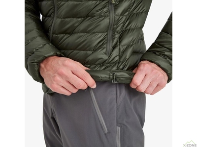 Кофта пухова Montane Men's Anti-Freeze Packable Hooded Down Jacket, Oak Green - фото