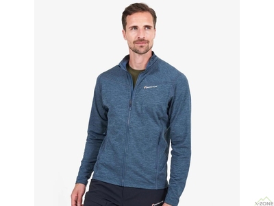 Куртка флисовая Montane Men's Protium Fleece Jacket, Astro Blue - фото