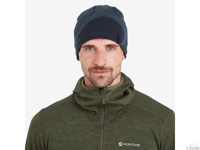 Шапка Montane Logo Beanie Hat Eclipse Blue - фото