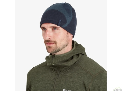 Шапка Montane Logo Beanie Hat Eclipse Blue - фото