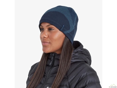 Шапка Montane Logo Beanie Hat Eclipse Blue - фото