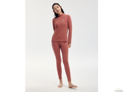 Комплект термобілизни жіночої Kailas Fleece Stand Collar Insulated Baselayer Set Women's - Red Birch - фото