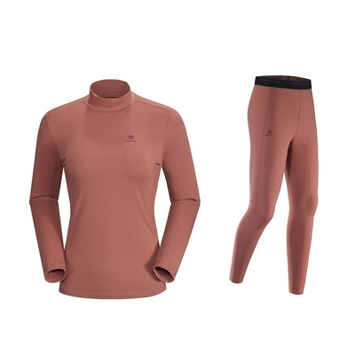 Комплект термобілизни жіночої Kailas Fleece Stand Collar Insulated Baselayer Set Women's - Red Birch - фото