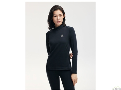 Комплект термобілизни жіночої Kailas Fleece Stand Collar Insulated Baselayer Set Women's - Black - фото