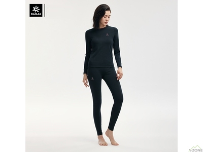 Комплект термобілизни жіночої Kailas Wool Insulated Set Women's - Black - фото
