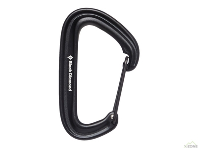 Карабин Black Diamond LiteWire, Black, One Size (BD 210234.0002) - фото