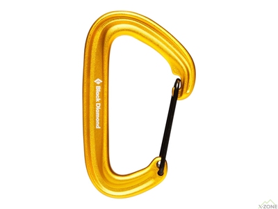 Карабин Black Diamond LiteWire, Yellow, One Size (BD 210234.7003) - фото