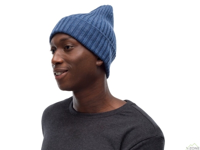 Шапка Buff Merino Wool Knitted Hat Norval, Denim (BU 124242.788.10.00) - фото