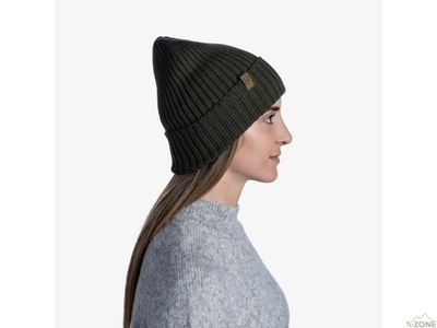 Шапка Buff Merino Wool Knitted Hat Norval, Forest (BU 124242.809.10.00) - фото