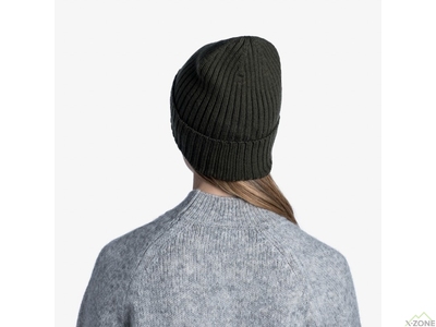 Шапка Buff Merino Wool Knitted Hat Norval, Forest (BU 124242.809.10.00) - фото