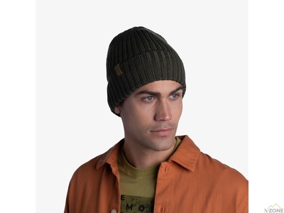 Шапка Buff Merino Wool Knitted Hat Norval, Forest (BU 124242.809.10.00) - фото