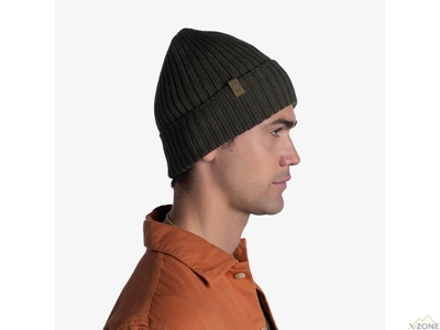 Шапка Buff Merino Wool Knitted Hat Norval, Forest (BU 124242.809.10.00) - фото