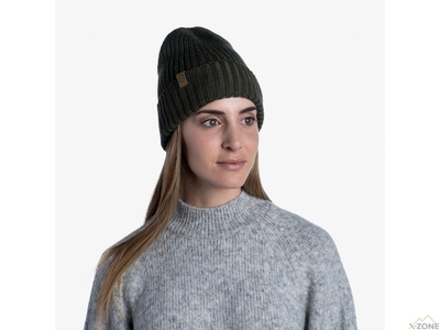 Шапка Buff Merino Wool Knitted Hat Norval, Forest (BU 124242.809.10.00) - фото