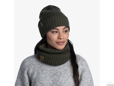 Шапка Buff Merino Wool Knitted Hat Norval, Forest (BU 124242.809.10.00) - фото