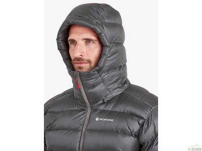 Куртка чоловіча MONTANE Anti-Freeze XT Hoodie, Slate - фото