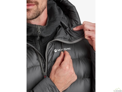 Куртка чоловіча MONTANE Anti-Freeze XT Hoodie, Slate - фото