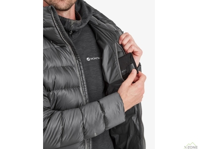 Куртка мужская MONTANE Anti-Freeze XT Hoodie, Slate - фото