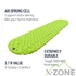 Надувний килимок STS Air Sprung Comfort Light Insulated Mat 63 mm Regular, Green (STS AMCLINS_R) - фото