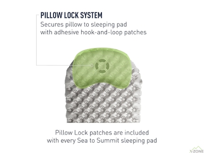 Надувна подушка Sea To Summit Aeros Premium Pillow, Large, Grey (STS APILPREMLGY) - фото