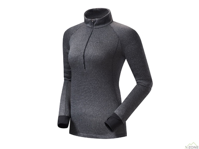 Термокофта Kailas Air Half-zip Thin Wool Baselayer Top Women's, Black - фото