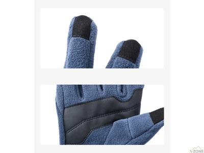 Перчатки флисовые Kailas Fleece Gloves Men's, Midnight Blue - фото