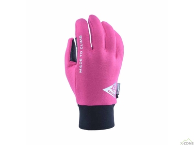 Рукавички флісові Kailas Polartec Stretchy Fleece Gloves Women's, Azalea Red - фото