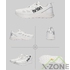 Женские кроссовки для трейлраннинга Kailas Fuga Pro Lightweight Mountain Running Shoes Women's NASA, White Cloud - фото