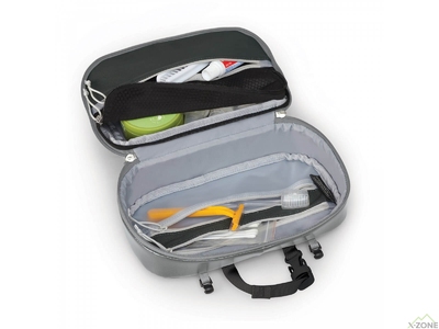 Косметичка Osprey Transporter Hanging Toiletry Kit Mens, Smoke Grey - фото