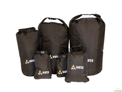 Гермомішок Yate Dry Bag Waterproof Sack M/8L Black - фото